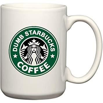 Dumb Starbucks Logo - Amazon.com: Nathan For You Dumb Starbucks Coffee Mug or Tea Cup by ...