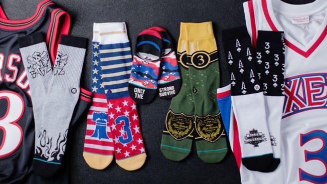 Stance Allen Iverson Logo - Allen Iverson unveils his first sock collection collab with Stance