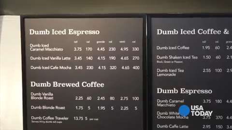 Dumb Starbucks Logo - Starbucks responds to Dumb Starbucks in L.A