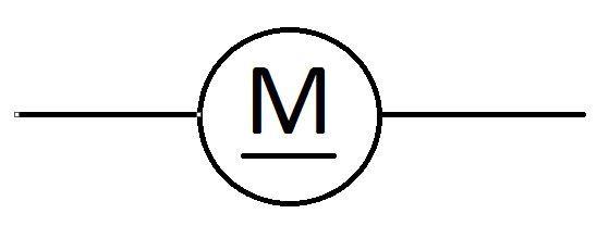 M Circle Logo - Unknown symbol on schematic Circle with M underlined
