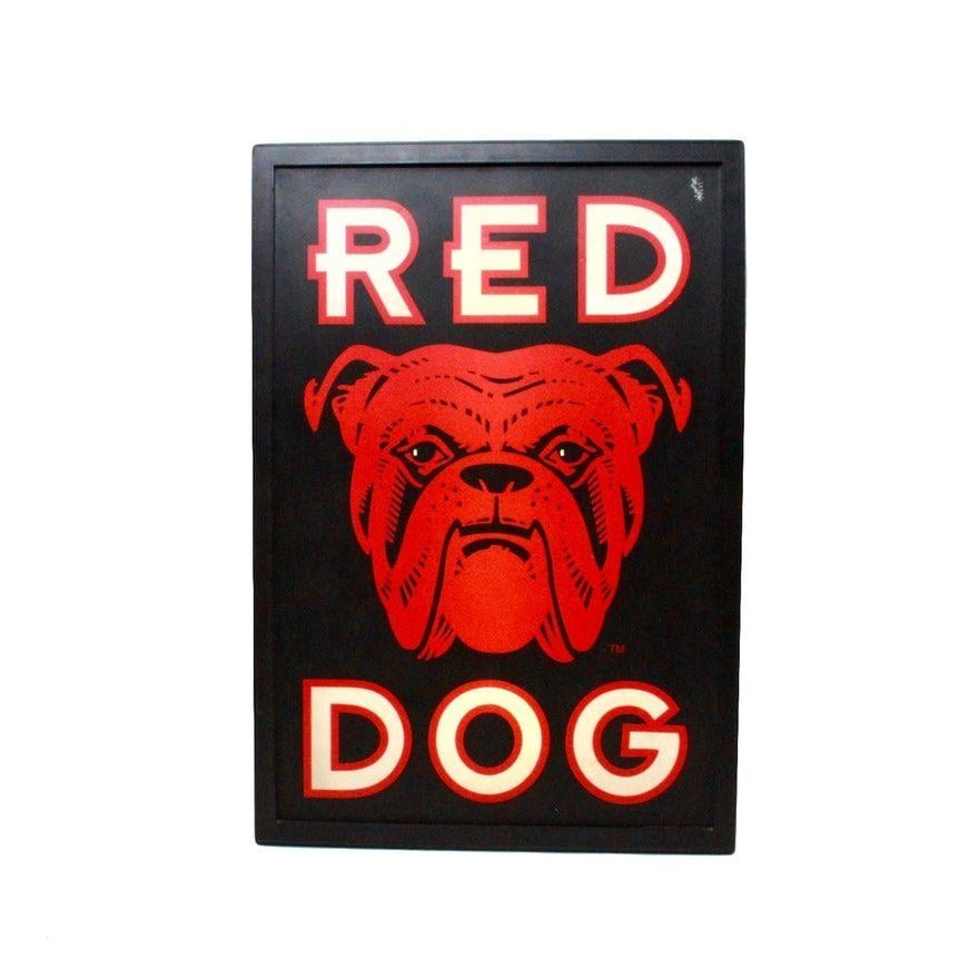 Companies with Red Dog Logo - Red Dog Beer Lighted Sign
