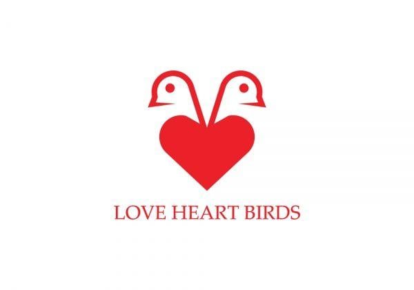 Heart Bird Logo - Love Heart Bird • Premium Logo Design
