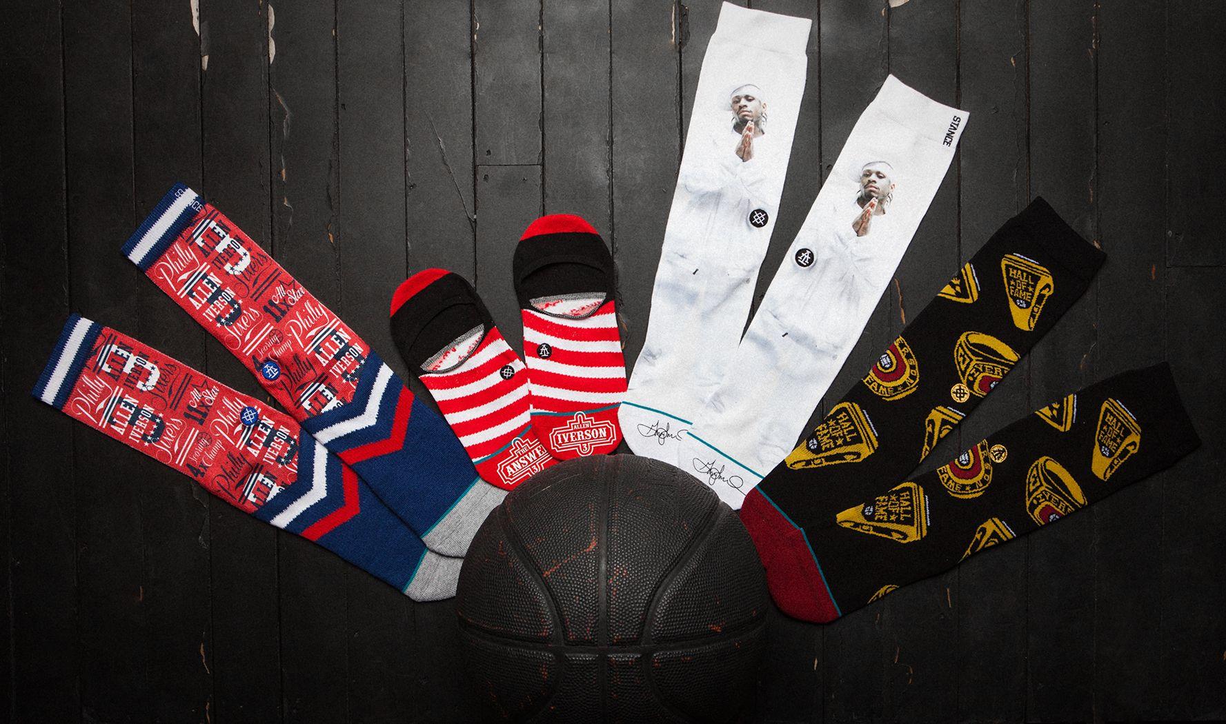 Stance Allen Iverson Logo - Allen Iverson releases new holiday sock collection with Stance | NBC ...