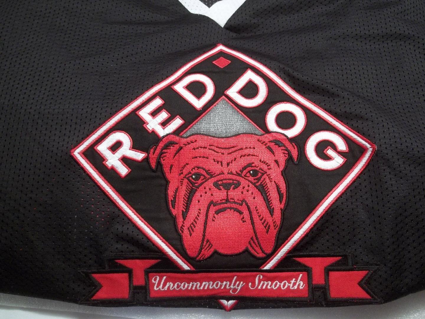 Red Dog Beer Logo - RED DOG BEER HOCKEY JERSEY SEWN / STITCHED LOGO