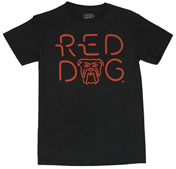 Red Dog Beer Logo - Amazon.com: Red Dog Beer Mens T-Shirt - Neon Dog Logo Image: Clothing