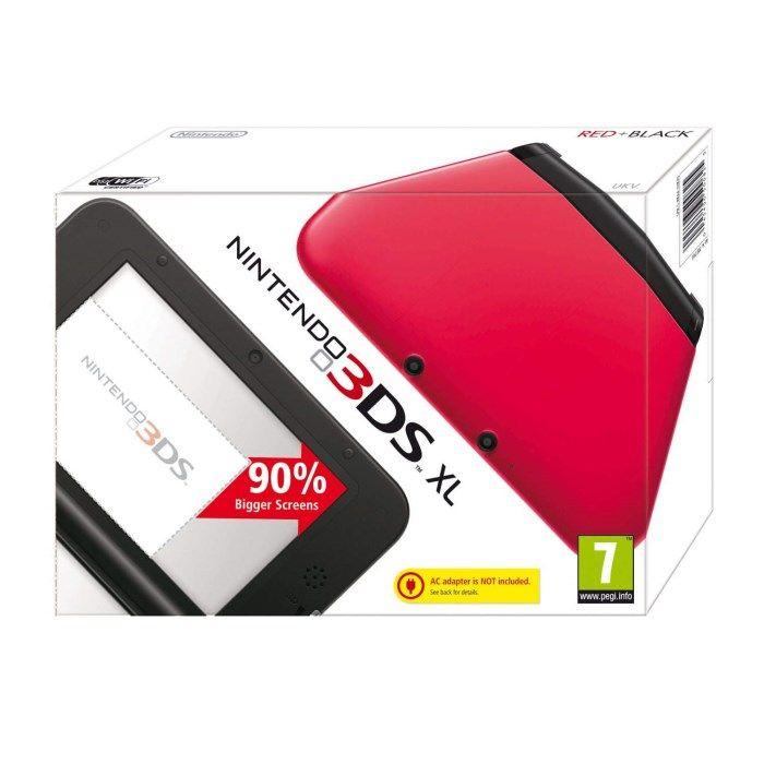 Red and Black Appliance Logo - Nintendo 3DS XL Handheld Console - Red and Black 2201246 ...