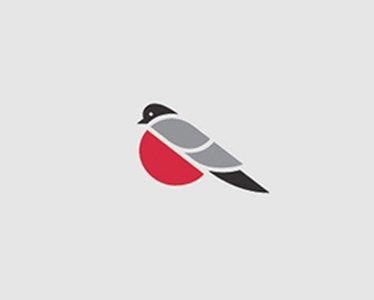 Heart Bird Logo - Bird Logo design inspiration | Logo Design on We Heart It