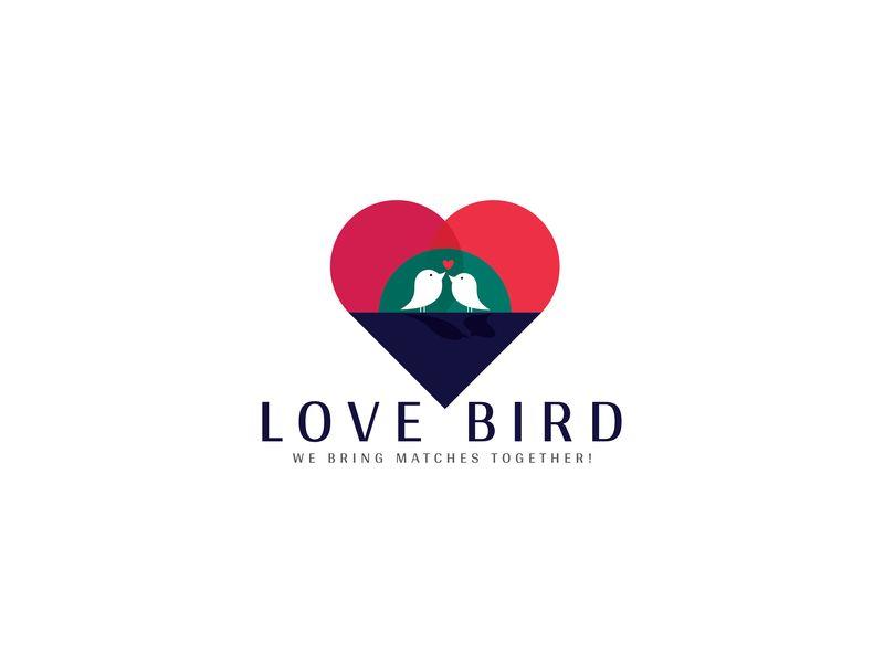 Heart Bird Logo - Love Birds Logo