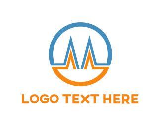 M Circle Logo - Technology Logo Maker | Create A Technology Logo | BrandCrowd