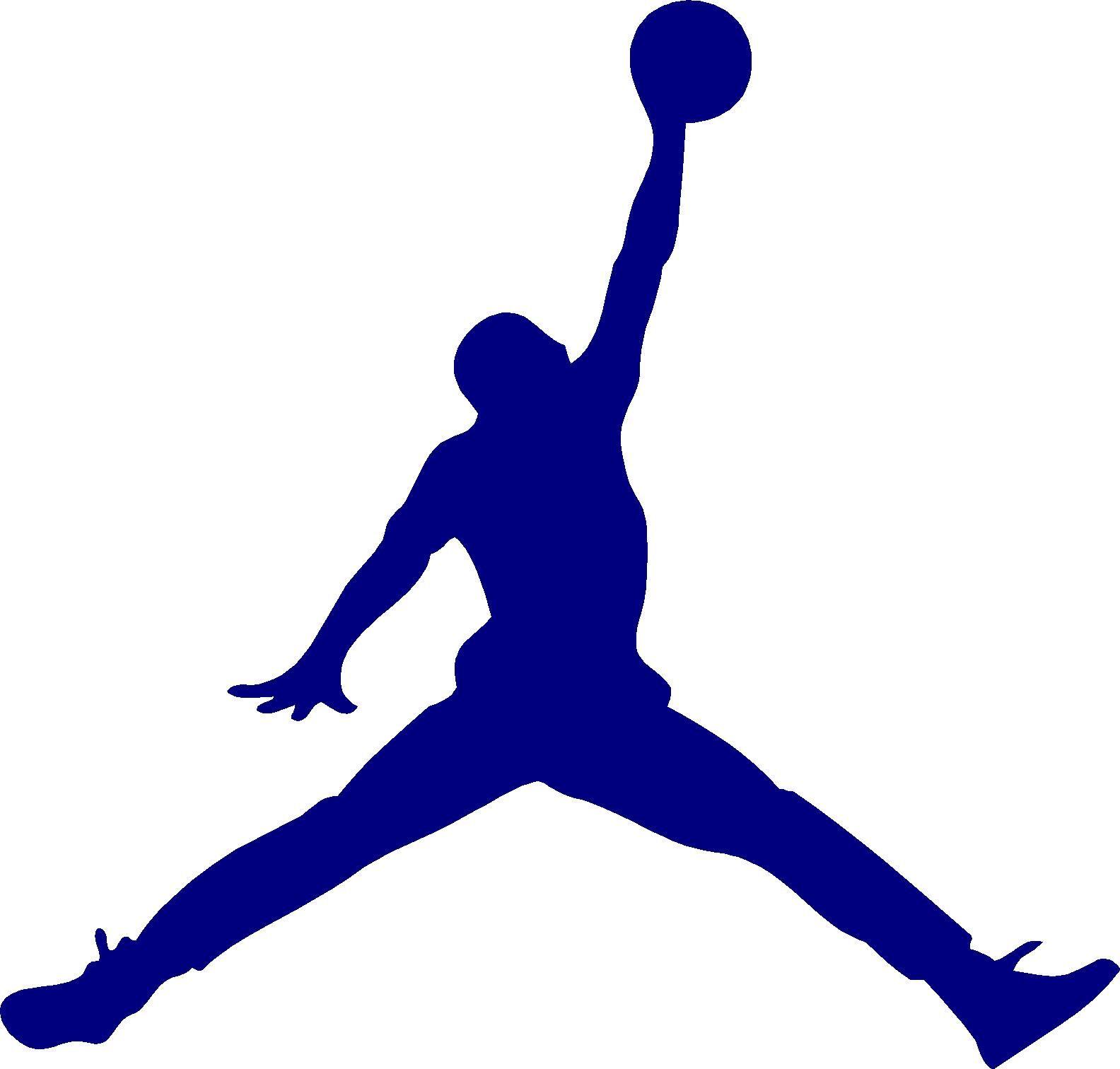 Dark Blue Jordan Logo - Air Jordan - Dark Blue- 2 | - DecalGlobal [] - $1.64