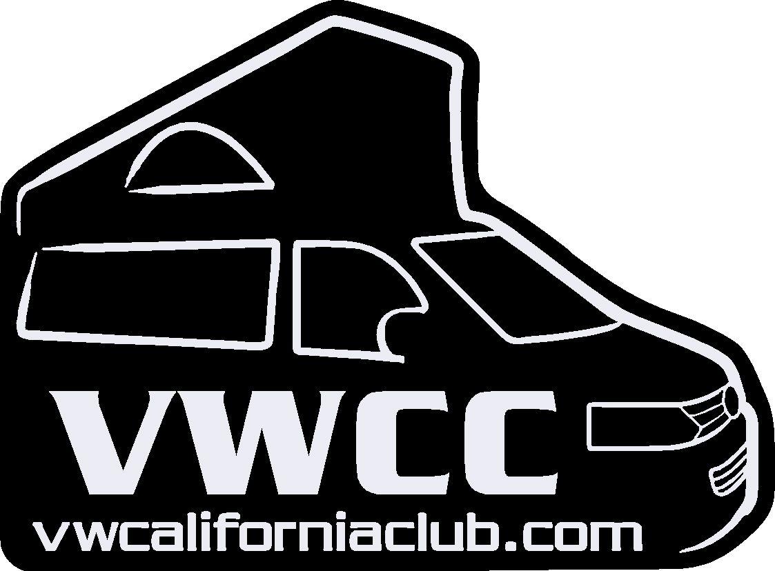 Small VW Logo - VW California Club Official Silhouette Logo Car Sticker Small