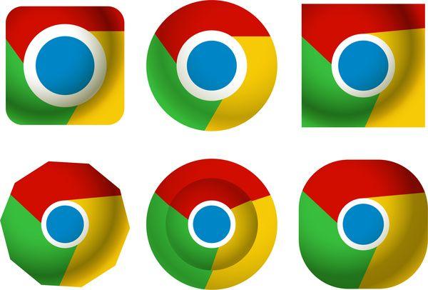 Google Chrome Old Logo - Chrome style logo design Free vector in Adobe Illustrator ai .ai