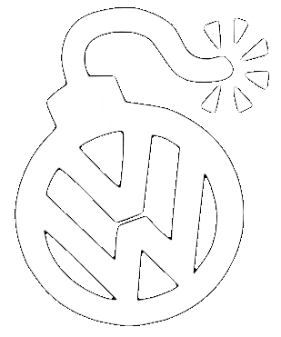 Small VW Logo - Volkswagen VW Decals