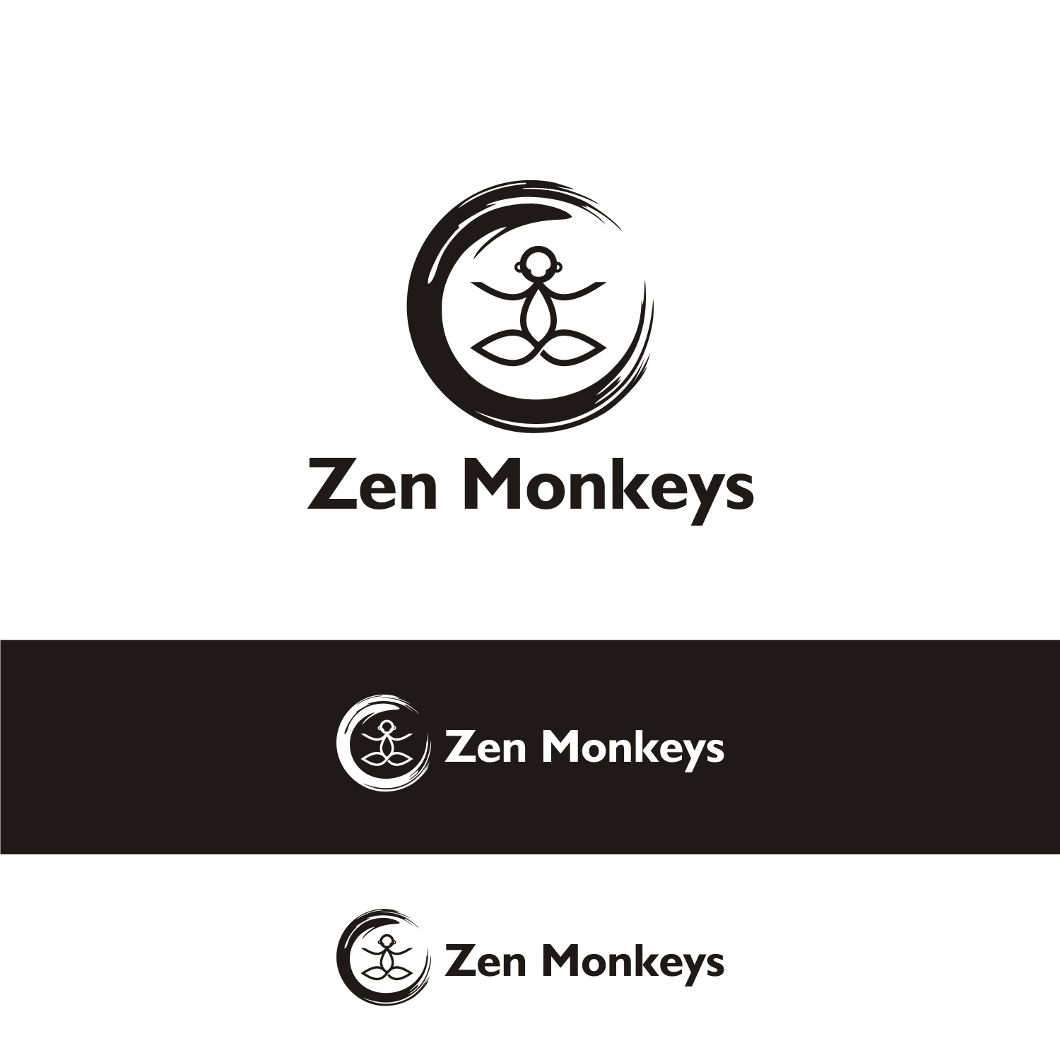 Zen Health Logo - Modern, Elegant, Health And Wellness Logo Design for Zen Monkeys
