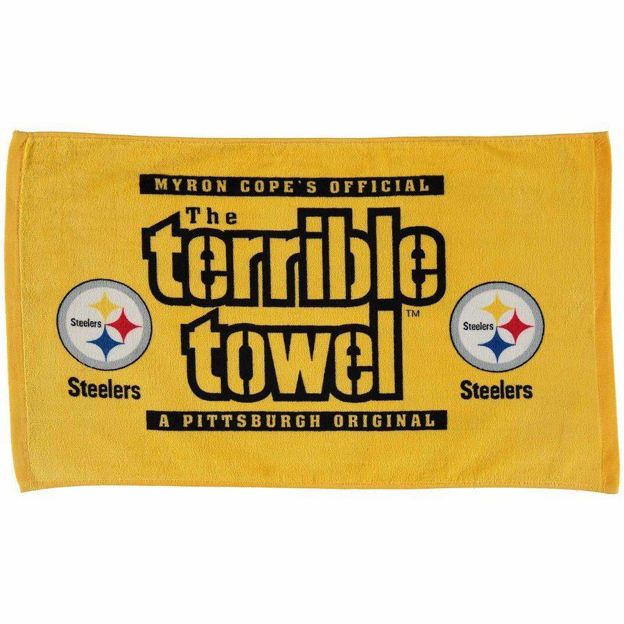 Dual Logo - Pittsburgh Steelers Gold Dual-Logo Terrible Towel