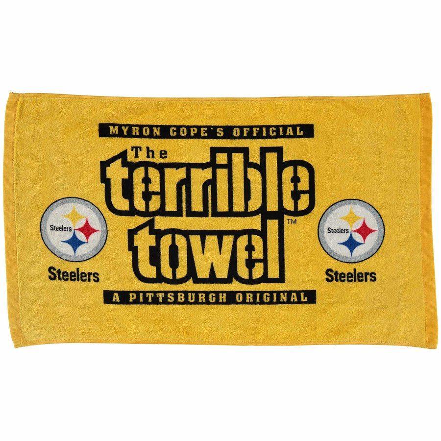 Dual Logo - Pittsburgh Steelers Gold Dual Logo Terrible Towel