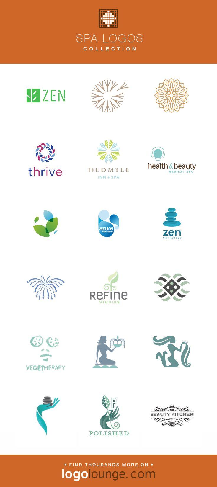 Zen Spa Logo - Logo Collection : Spa vector logo designs. Zen, peace, fountain ...