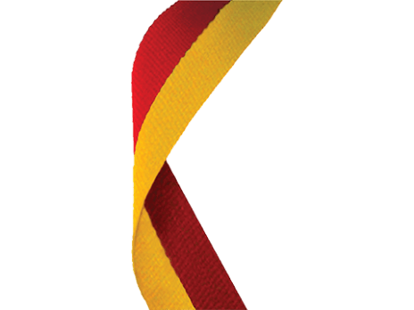 Red and Yellow Ribbon Logo - 3523 - Red/Yellow Woven Ribbon - Ribbons - Running - Events