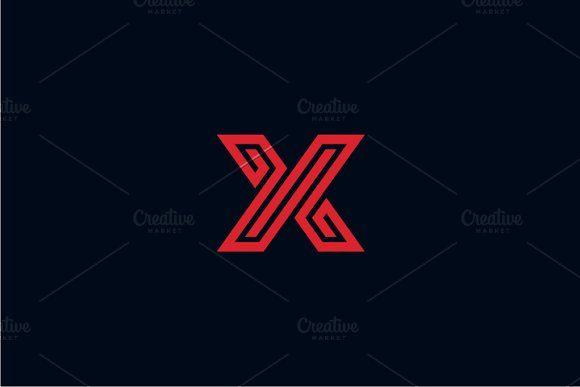 Red XX Logo - Xtreme - Letter X Logo ~ Logo Templates ~ Creative Market