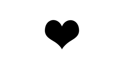 Black and White Heart Logo - Black And White Heart GIF - Find & Share on GIPHY