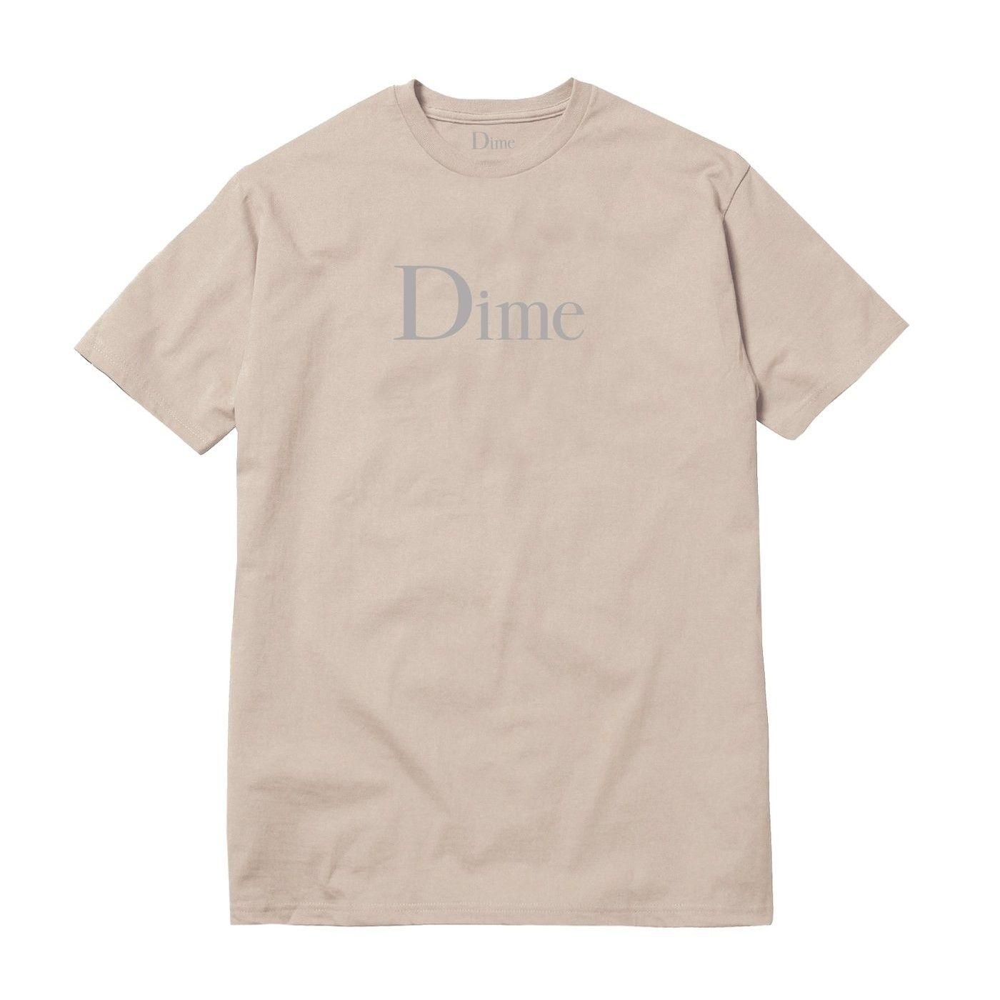 Sand Clothing Logo - Dime MTL Classic Logo Shirt (sand) Clothing T-Shirts at 35th North