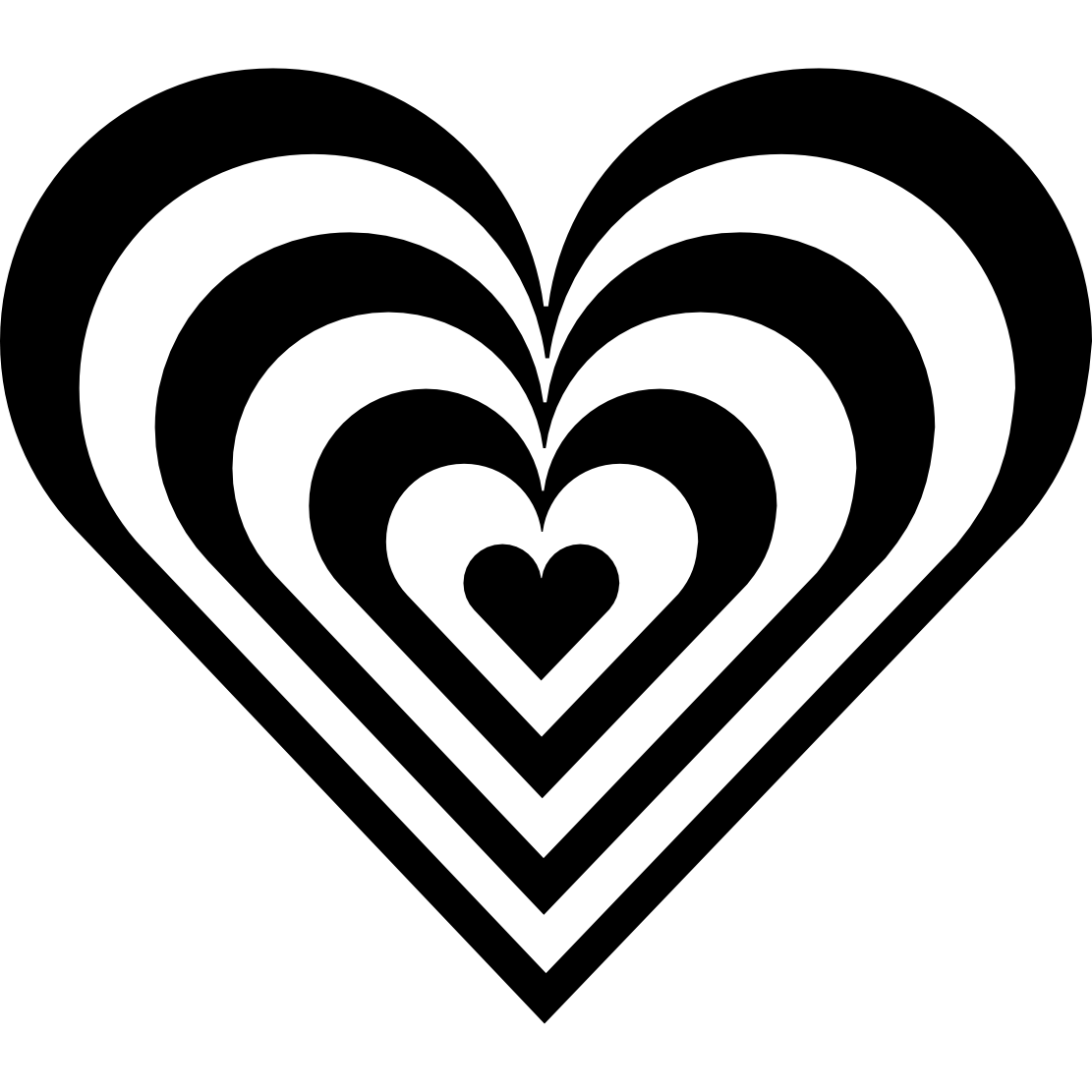 Black and White Heart Logo - Free Black And White Heart Clipart, Download Free Clip Art, Free ...