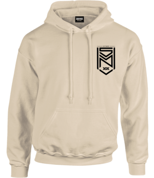 Sand Clothing Logo - Crest Logo Sand Hoodie – Sidemen Clothing