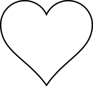 Black and White Heart Logo - Black And White Heart Clipart