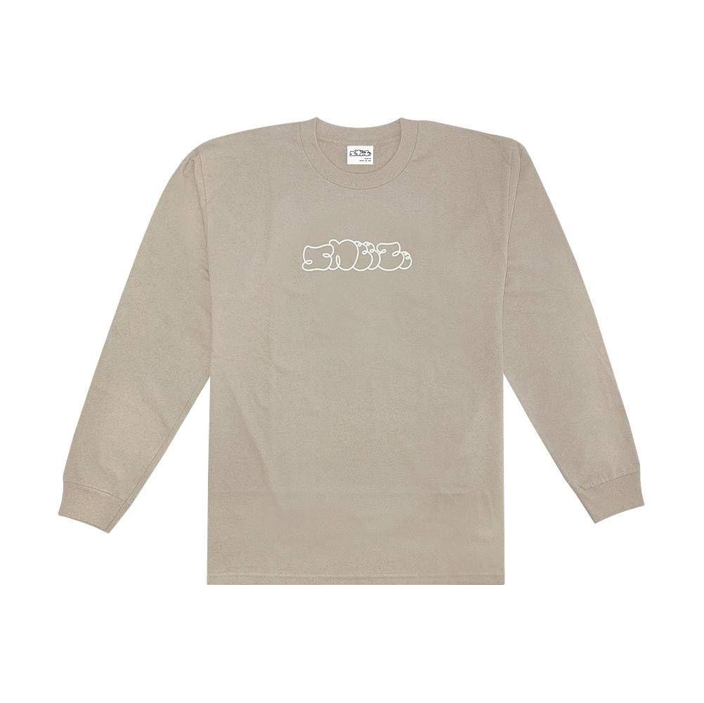 Sand Clothing Logo - Sneeze Sneeze Logo L/S Tee Sand - Ninetimes Skate Shop