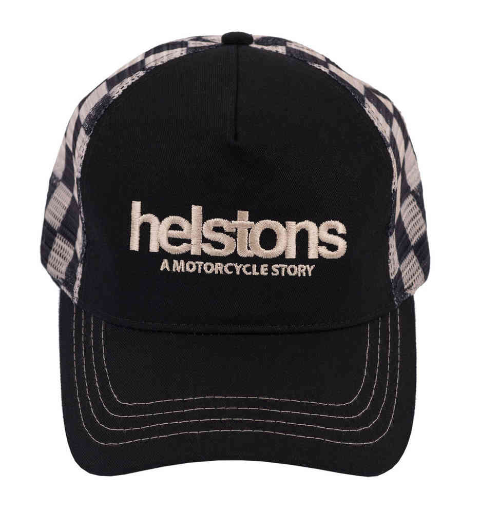 Sand Clothing Logo - Helstons trucker logo cap clothing caps / hats casual sand ...