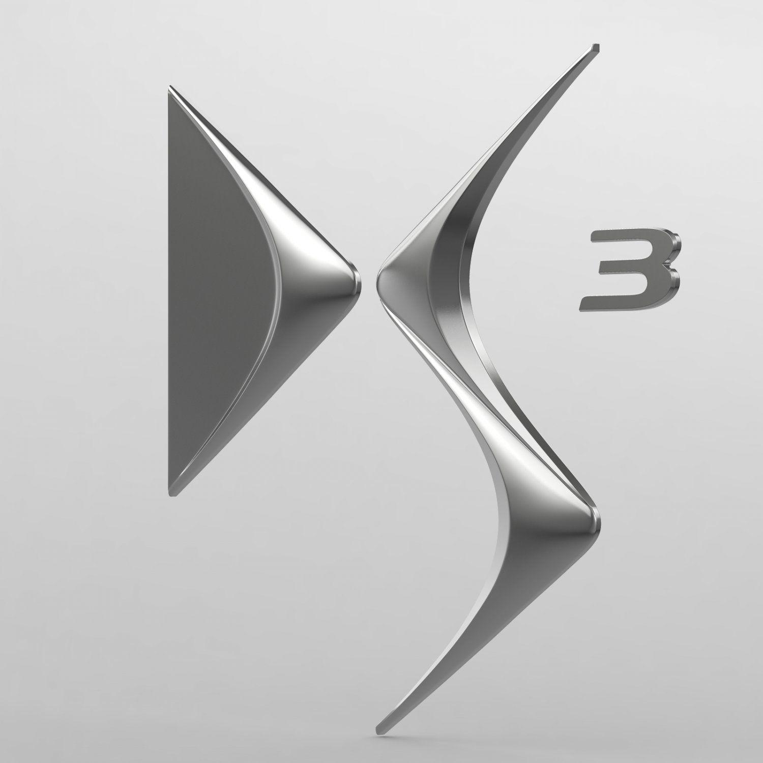 DS Logo - Ds logo 3D Model in Parts of auto 3DExport