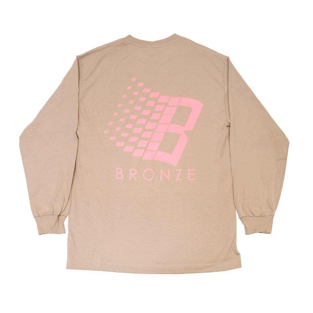Sand Clothing Logo - Bronze Classic Logo Ls Sand/Pink / T-Shirts / CLOTHING / Products ...