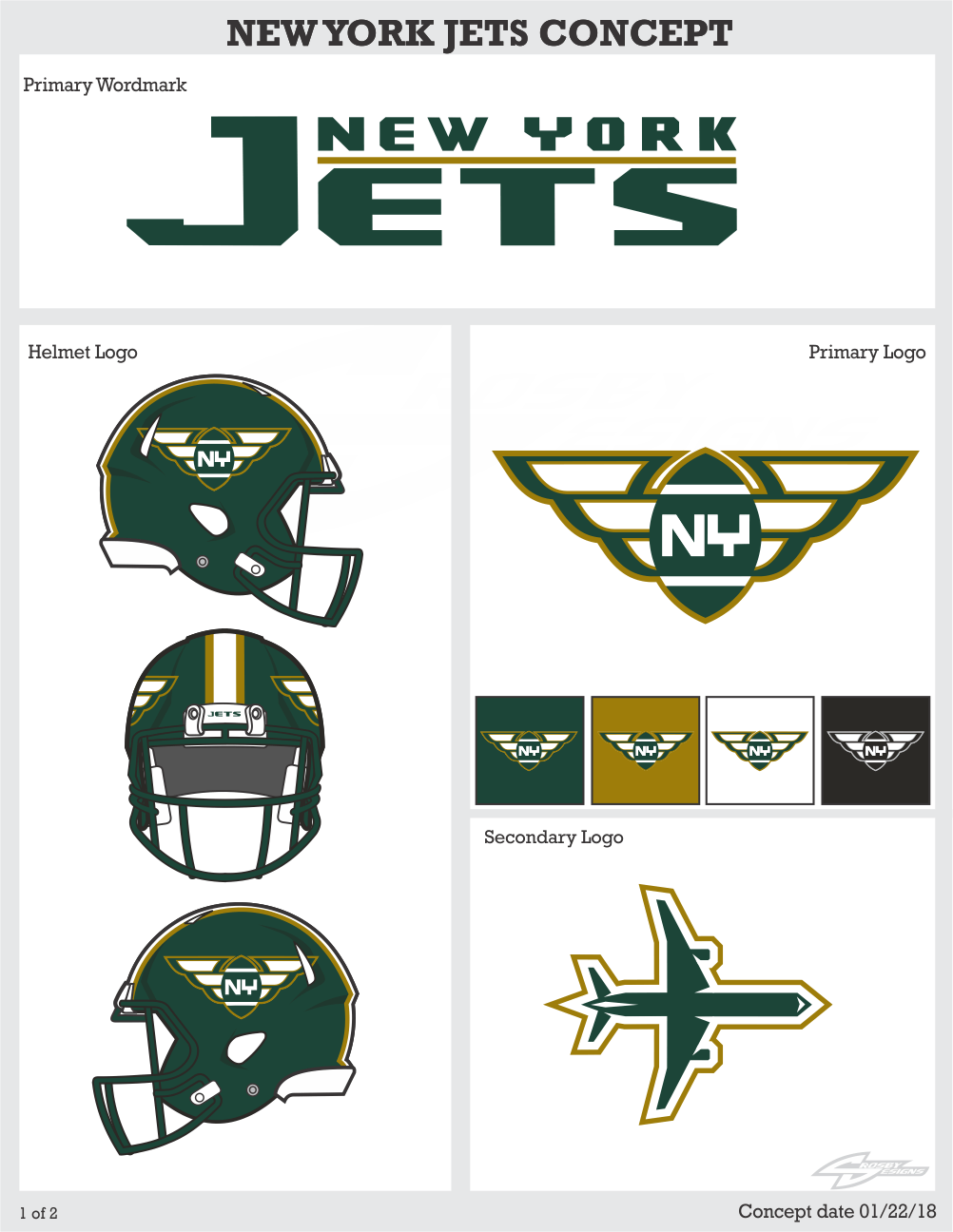 New York Jets New Logo - New York Jets concept (final version added)