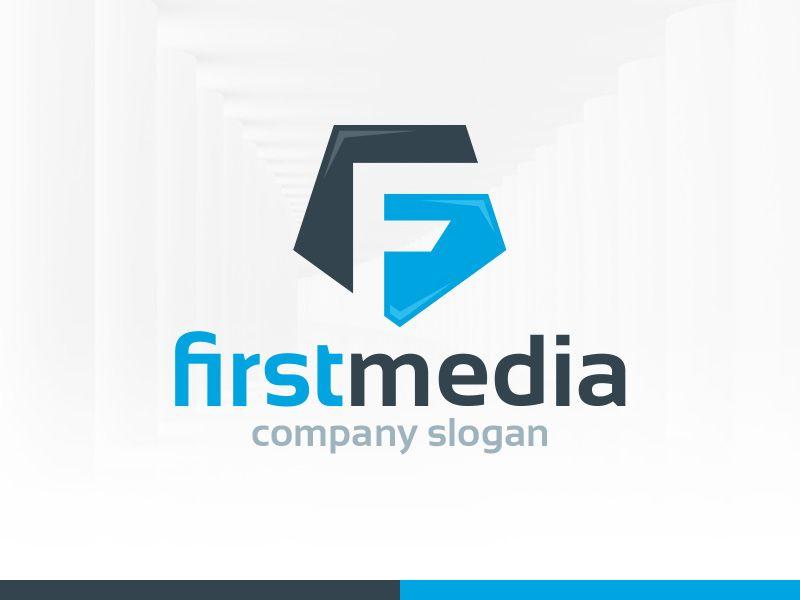 Letter F Logo - First Media Letter F Logo