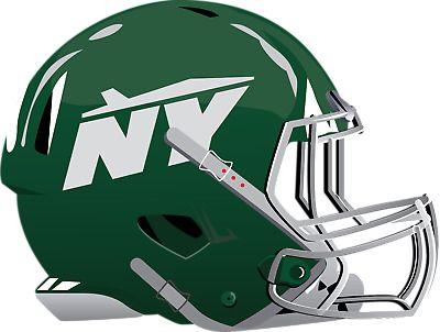 New York Jets New Logo - NEW YORK JETS Alternate Future Helmet logo Vinyl Decal / Sticker 5