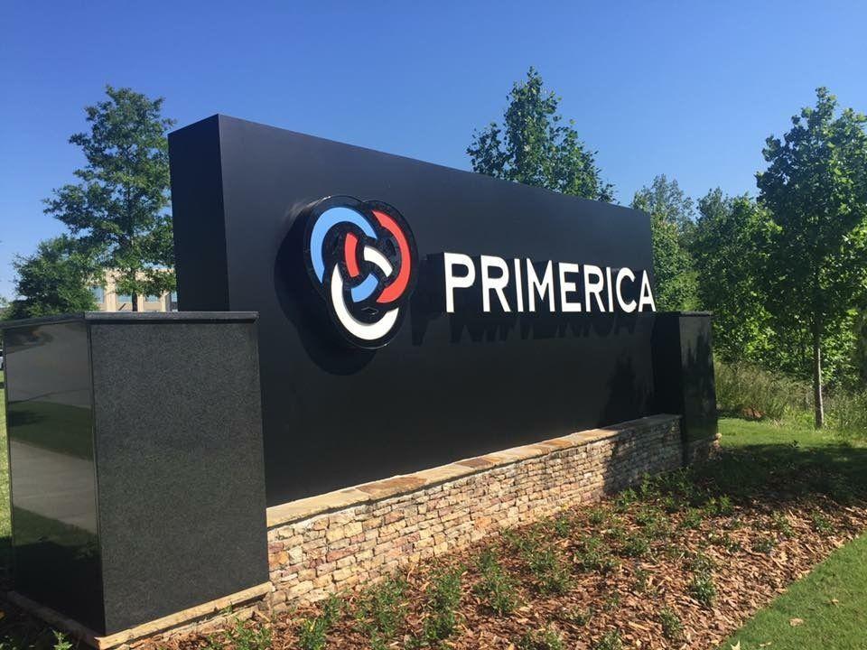 Prime America Logo - Outside signage when you arri. Office Photo