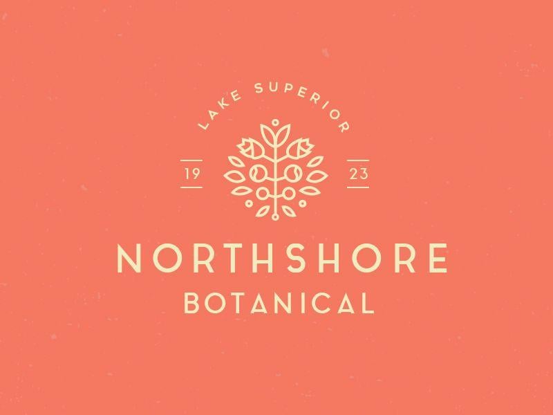 Northshore Logo - Northshore Botanical logo concept #3 by Ken Nyberg | Dribbble | Dribbble