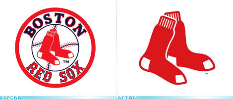 Red Socks Logo - Brand New: A New Pair of Sox for the Red Sox