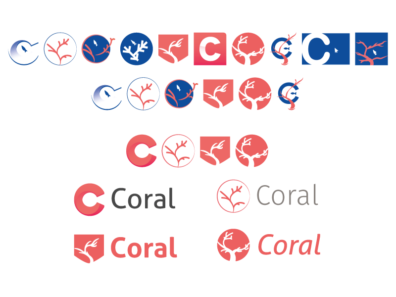 Coral Logo - Coral Logo exploration by Almeida Tercero | Dribbble | Dribbble