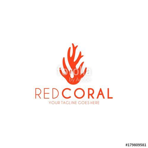 Red Coral Logo - Coral. Logo