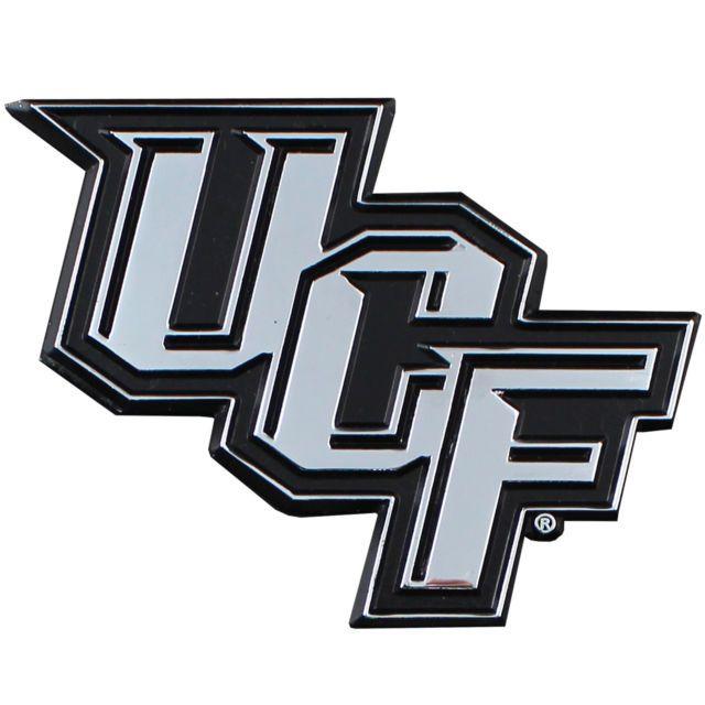 University of Central Florida Logo - UCF Knights SCPT Sd35930 Chrome Metal Auto Emblem University
