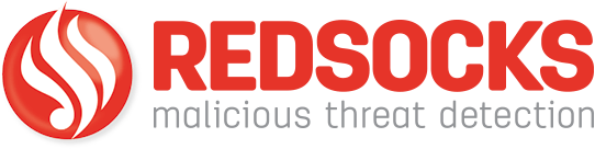 Red Socks Logo - RedSocks Security Threat Detection Solutions