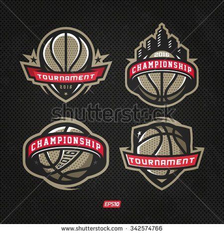 Modern Basketball Logo - Modern professional logo for basketball game events. Athletic Logos