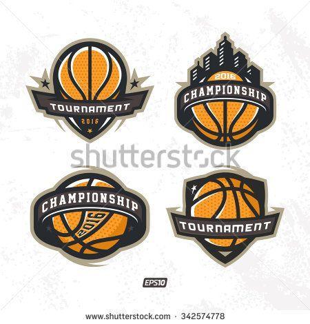 Modern Basketball Logo - Modern professional logo for basketball game events. Basketballs