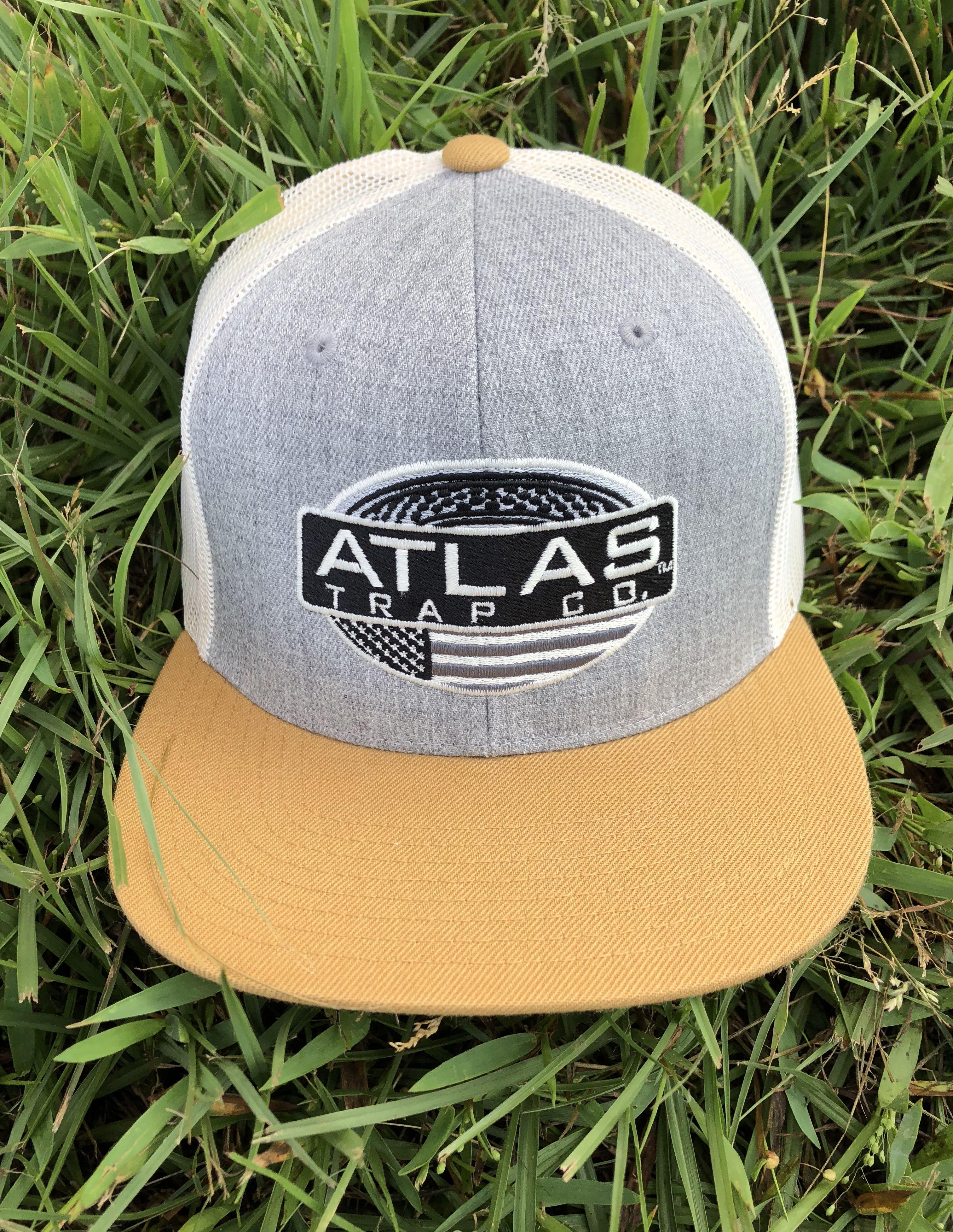 Orange Atlas Logo - Atlas Logo Cap - Camel / Gray