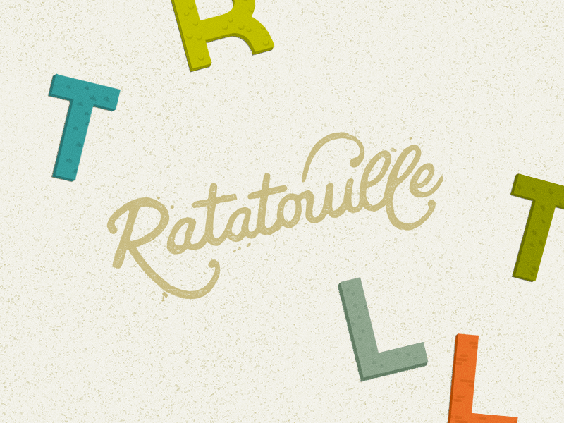 Ratatouille Logo - Ratatouille Logo by Elena Bertolin | Dribbble | Dribbble