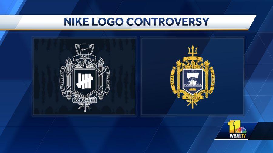 Nike Undefeated Logo - Nike responds to Naval Academy about using logo resembling crest