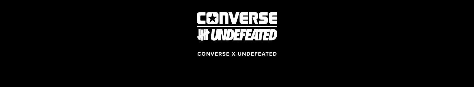 Nike Undefeated Logo - Converse Limited Edition Collection One Star. Converse.com