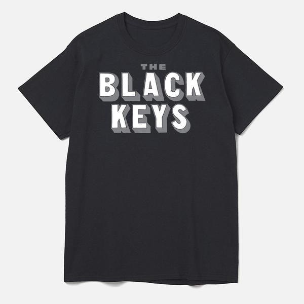 Black D Logo - THE BLACK KEYS 3 D LOGO T SHIRT BLACK
