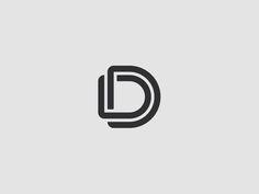 Black D Logo - Best Minimalistic Logo Design image. Graphics, Brand design